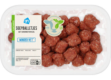 Soepballetjes minder vet