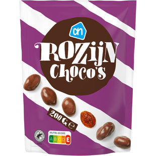 Rozijn choco's