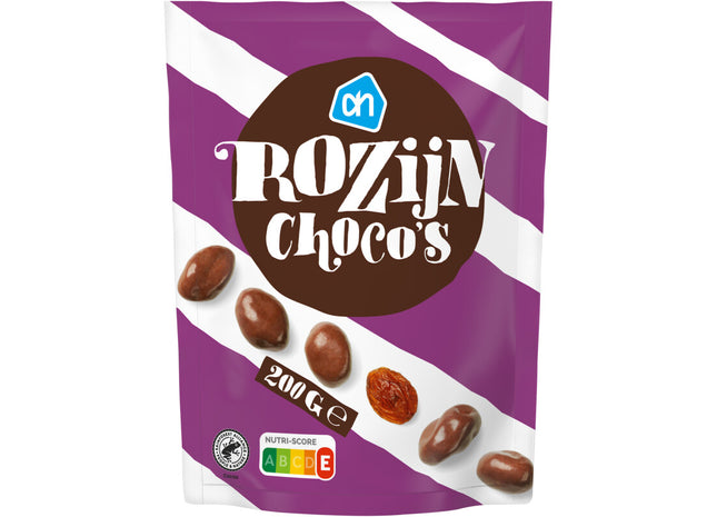 Rozijn choco's