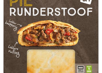 Pie Rindfleischeintopf mit Zwiebeln