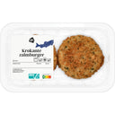 Crispy salmon burger