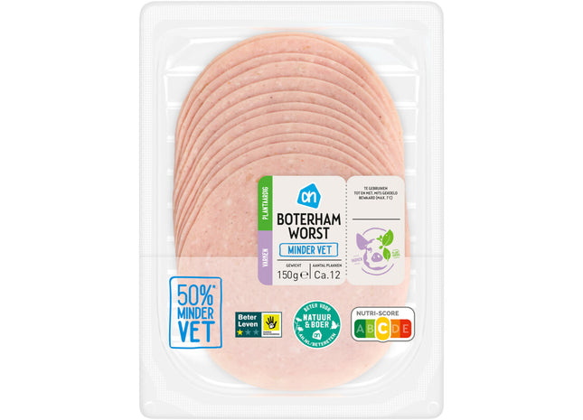 Boterhamworst minder vet