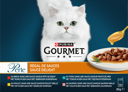 Gourmet Perle sauce delight rund kip tonijn zalm