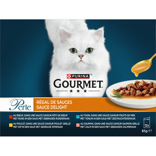 Gourmet Perle sauce delight rund kip tonijn zalm