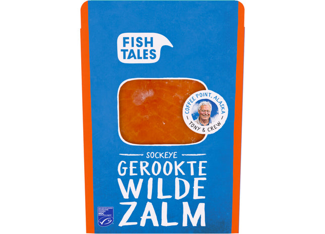 Fish Tales Sockeye gerookte wilde zalm