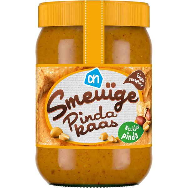 Smeuïge pindakaas stukjes noot