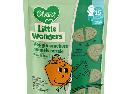 Olvarit Puzzel crackers erwt basilicum 15m+
