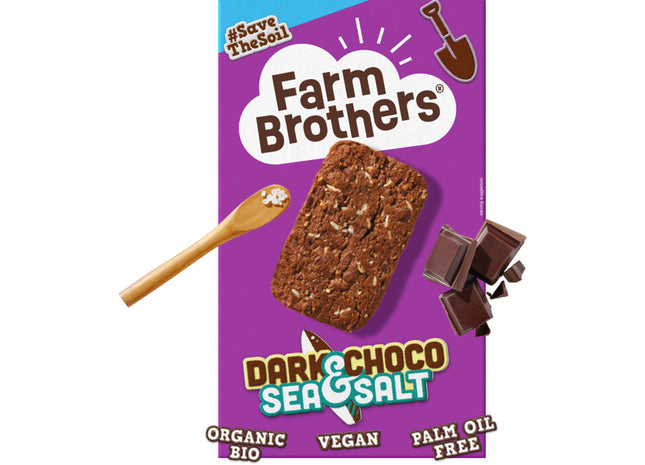 Farm Brothers Bio cookies chocolate & sea salt