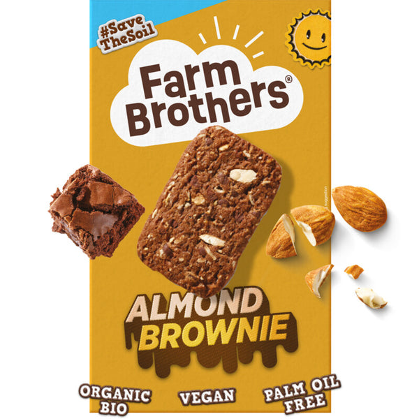 Farm Brothers Vegan brownie almond