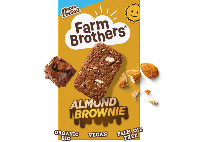 Farm Brothers Vegan brownie almond