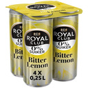Royal Club Bitter lemon 0% suiker 4-pack