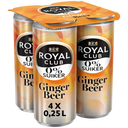 Royal Club Ginger beer 0% sugar 4-pack