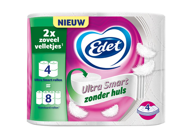 Edet Ultra smart 4-laags toiletpapier