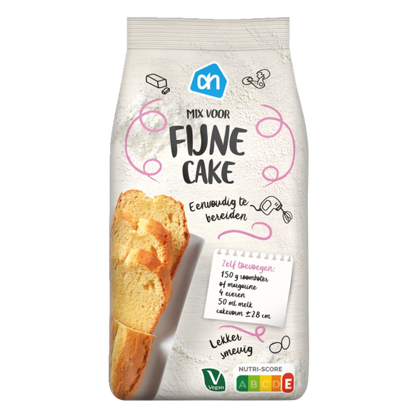 Backmischung für feinen Kuchen