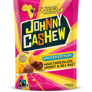 Johnny Cashew Chocolate honey sea salt limited edition