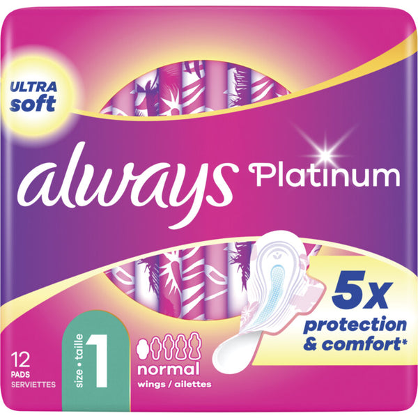 Always Platinum ultra normal sanitary pads