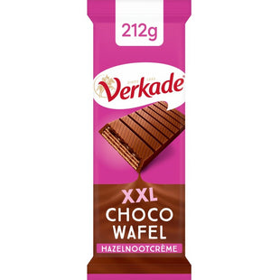 Verkade XXL choco wafel hazelnootcreme