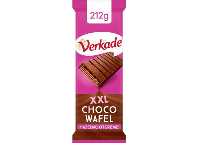 Verkade XXL choco wafel hazelnootcreme