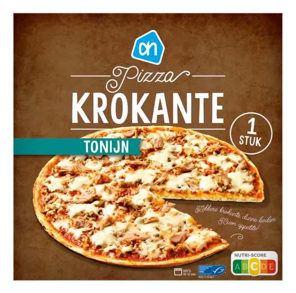 Pizza krokante tonijn