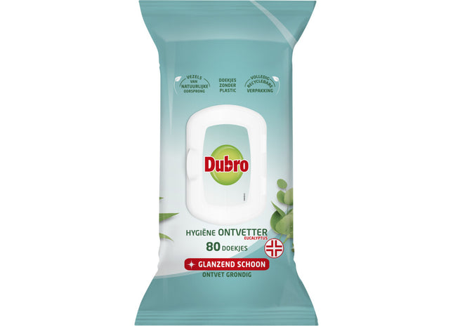 Dubro Hygiëne ontvetter doekjes eucalyptus