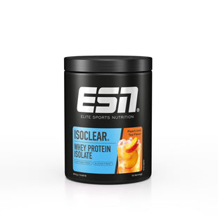 ESN Isoclear whey protein peach iced tea