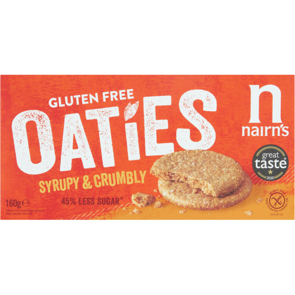 Nairn's Oaties syrupy & crumbly