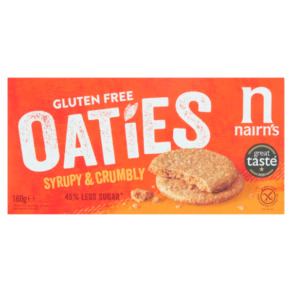 Nairn's Oaties syrupy & crumbly
