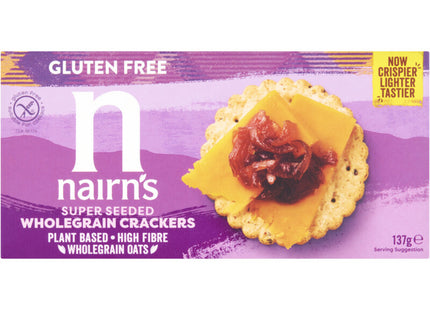 Nairn's Volkoren zadencrackers glutenvrij