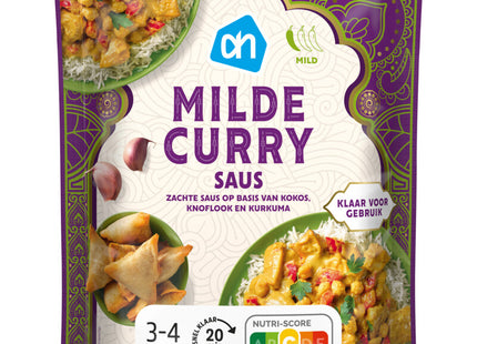 Milde curry saus
