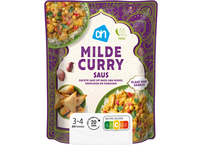 Milde curry saus