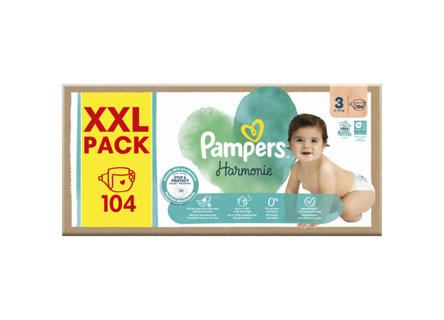 Pampers Harmonie maat 3 XXL pack
