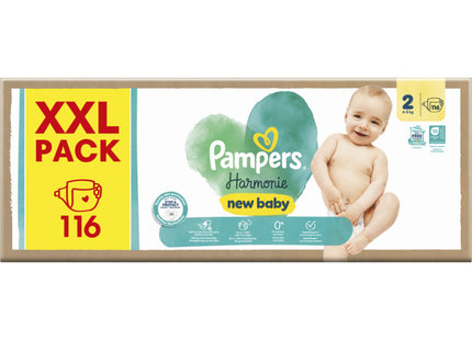 Pampers Harmonie maat 2 XXL pack