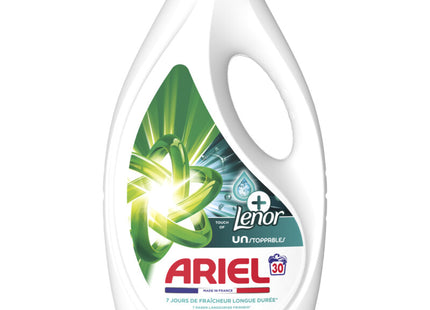 Ariel Vloeibaar+ touch of lenor wasmiddel