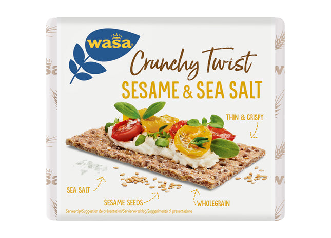 Wasa Crunchy twist sesam & sea salt