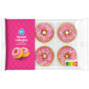 Donut cakejes met glazuur framboossmaak