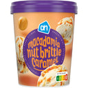 Macademia nut brittle caramel