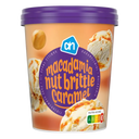 Macademia nut brittle caramel