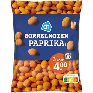 Borrelnoten paprika smaak