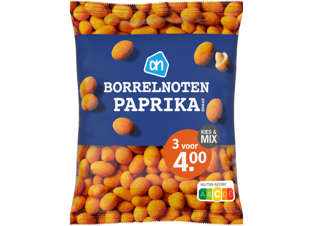 Borrelnoten paprika smaak