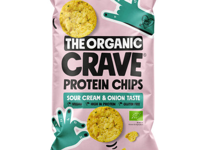 The Organic Crave Protein chips sour cream & onion
