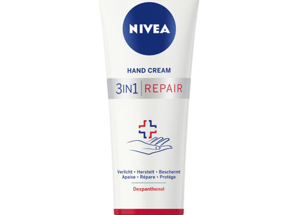 NIVEA 3in1 repair handcréme 24u hydratatie