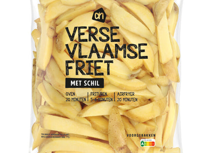 Verse Vlaamse friet met schil
