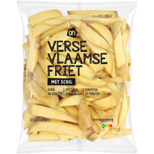 Verse Vlaamse friet met schil