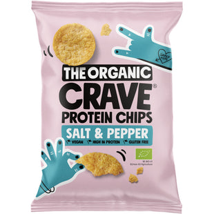 The Organic Crave Protein chips salt & pepper