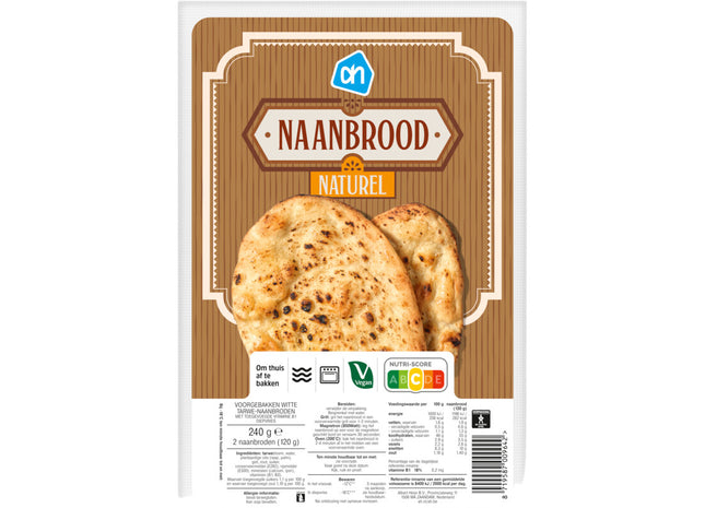 Naanbrood naturel