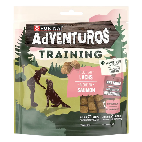 Adventuros Training Hundesnacks reich an Lachs