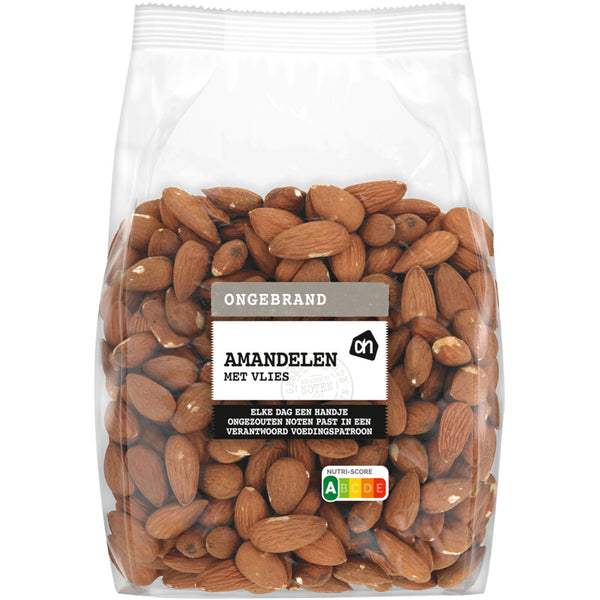 Amandelen met vlies ongebrand