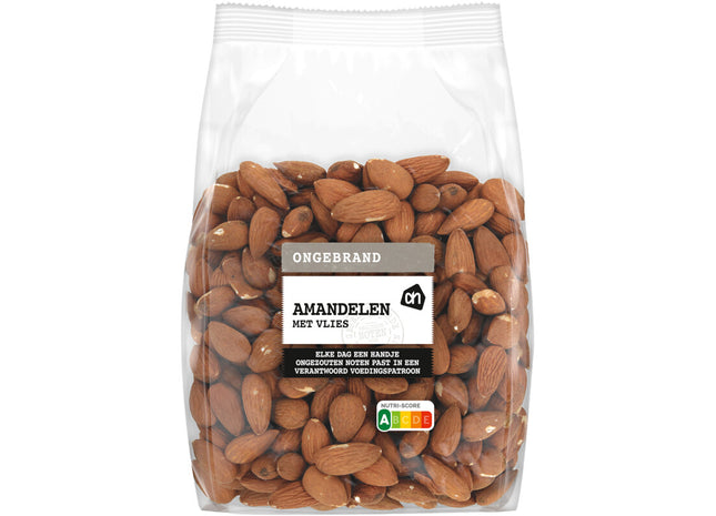 Amandelen met vlies ongebrand