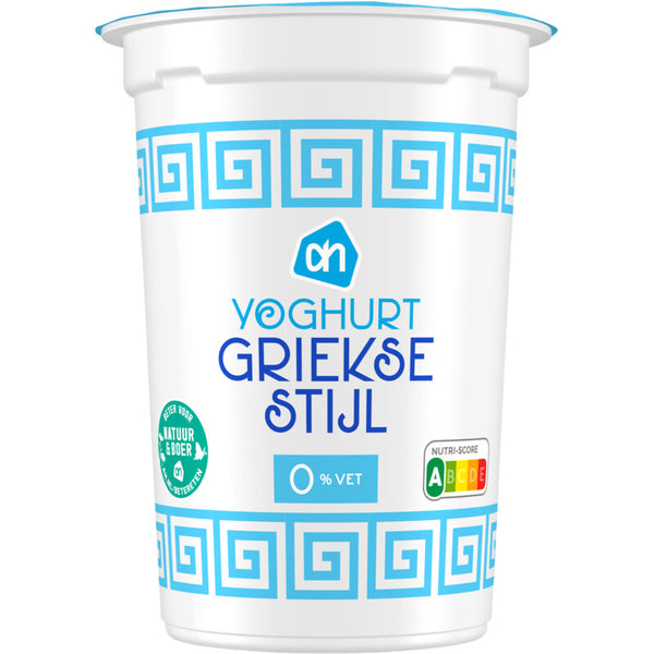 Greek-style yogurt 0% fat