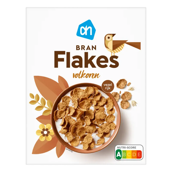 Whole grain bran flakes
